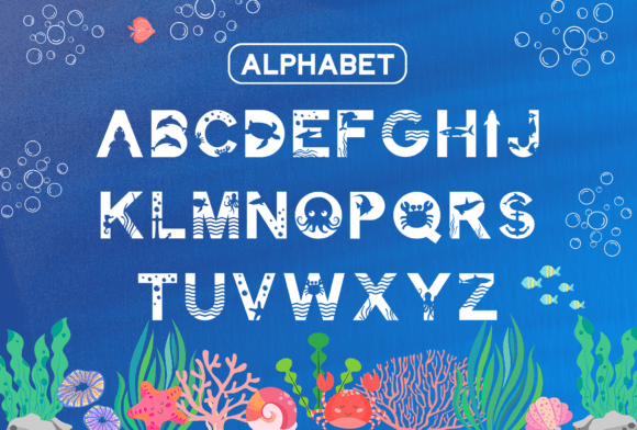 Aquarium Font - Preview 3