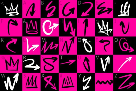Arrows Graff Font - Preview 5