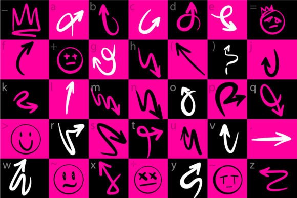 Arrows Graff Font - Preview 6