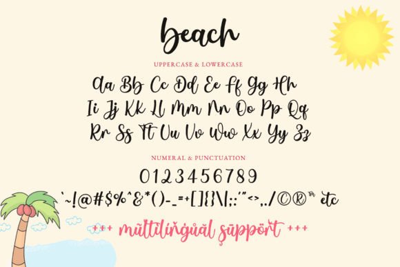 Beach Font - Preview 6