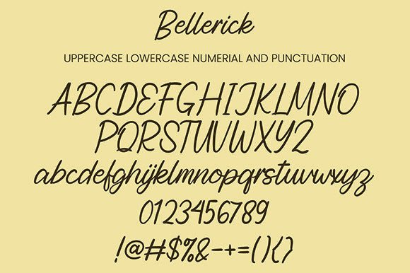 Bellerick Font - Preview 4