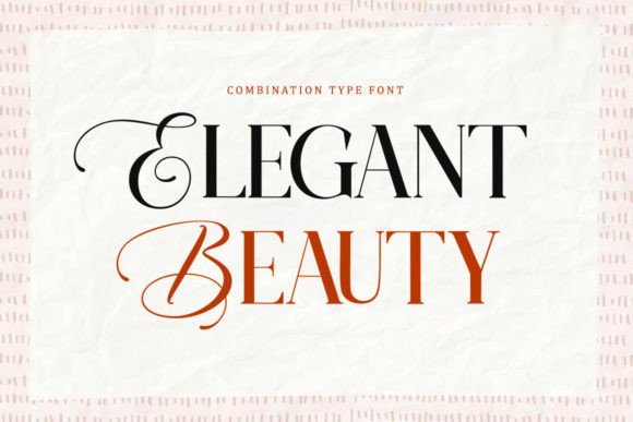 Busthang Glamor Font PNG with transparent background - Preview 1