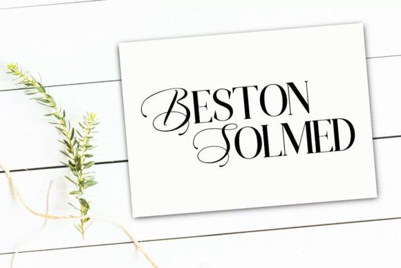 Busthang Glamor Font PNG with transparent background - Preview 6