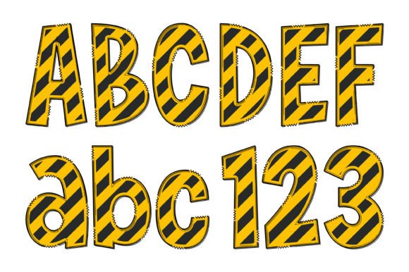 Construction Bundle Font - Preview 1