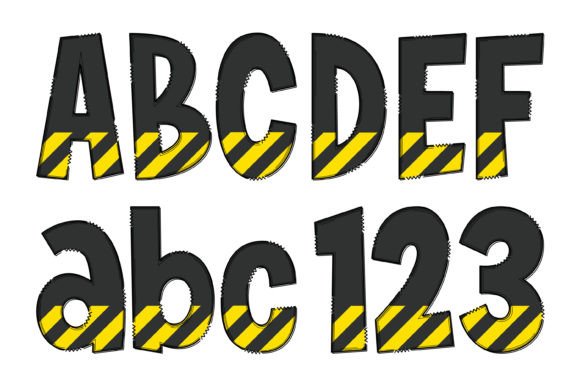 Construction Bundle Font - Preview 4