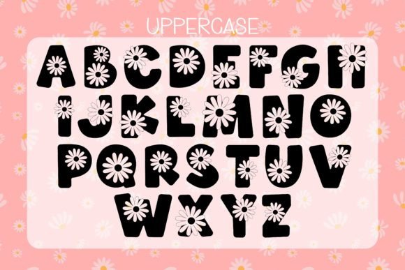 Daisy Love Font PNG with transparent background - Preview 3