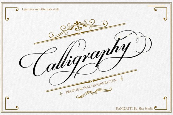 Danizatti Font - Preview 6