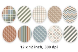 Earth Tones Digital Paper Backgrounds Graphic by Lemon Paper Lab ...