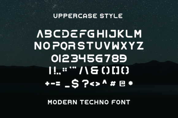 Execiter Font PNG with transparent background - Preview 3