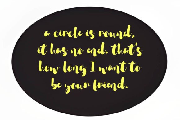 Friendship Font - Preview 1
