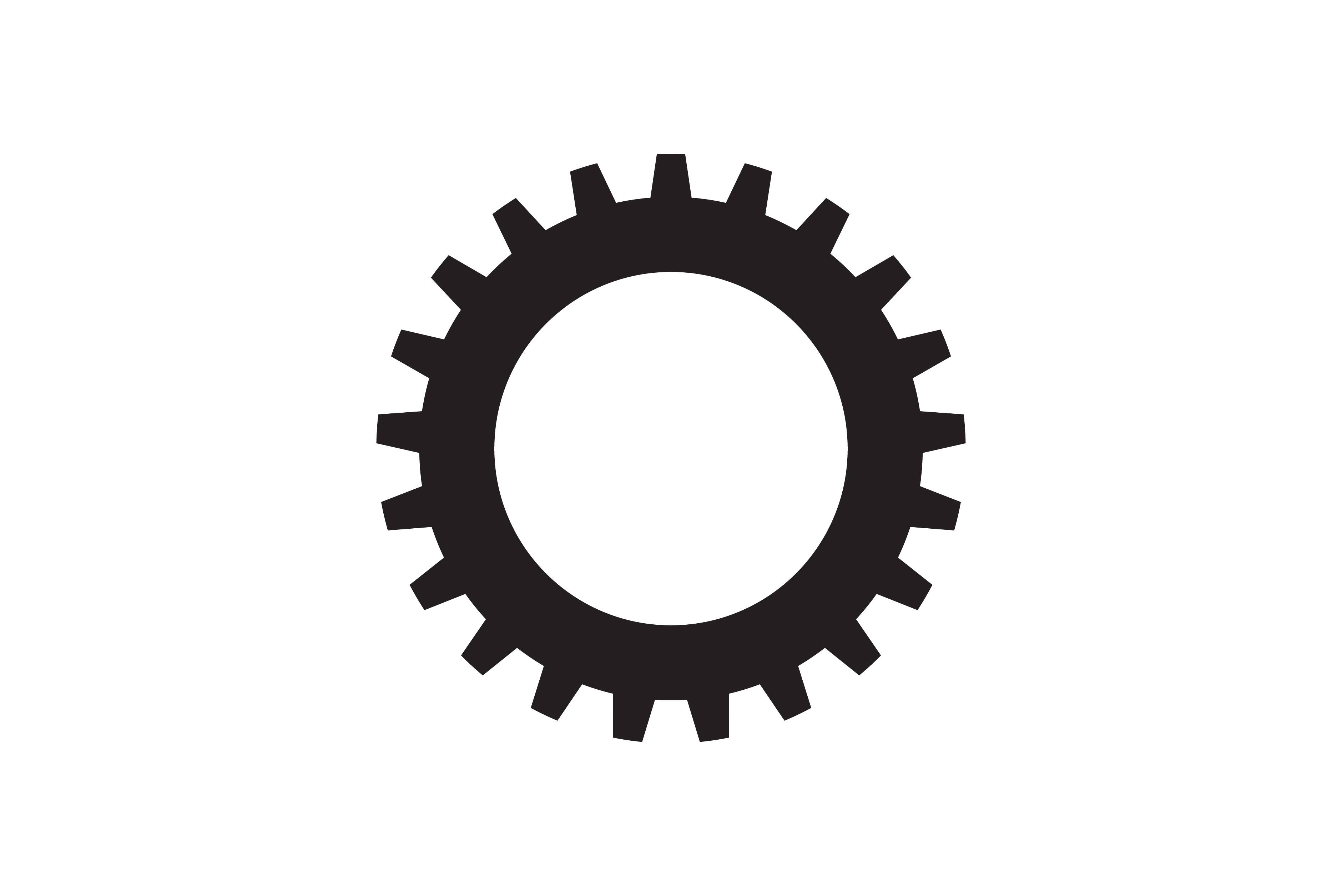 Gear Logo Vector and Symbol Graphic by Redgraphic  Creative Fabrica