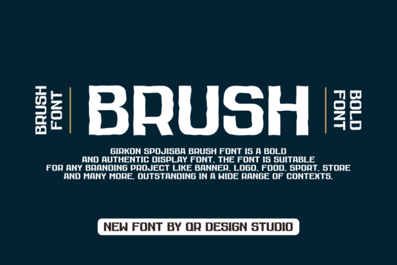 Girkon Spojisba Brush Font - Preview 1