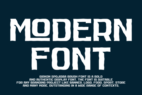 Girkon Spojisba Brush Font - Preview 3