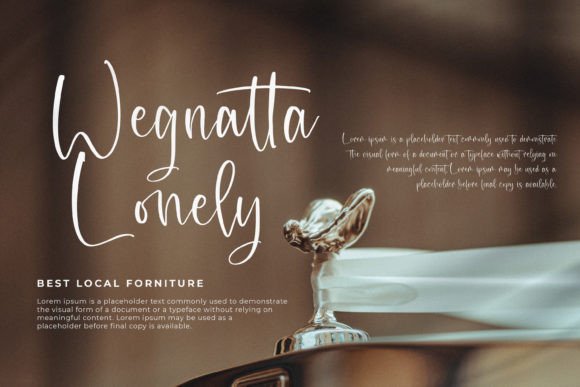 Grasella Merlotta Font - Preview 1