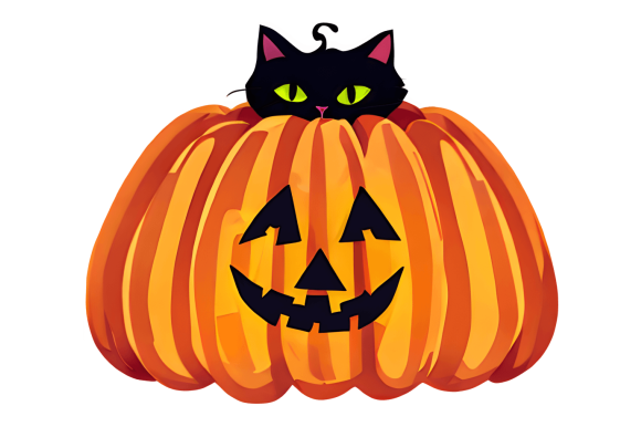 Halloween Black Cat SVG Cut file by Creative Fabrica Crafts · Creative ...