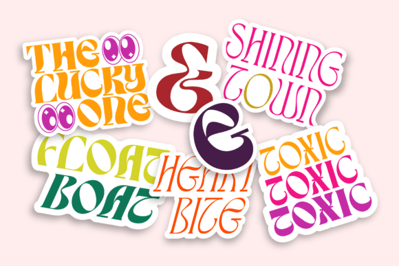 Hypne Pop Font PNG with transparent background - Preview 3