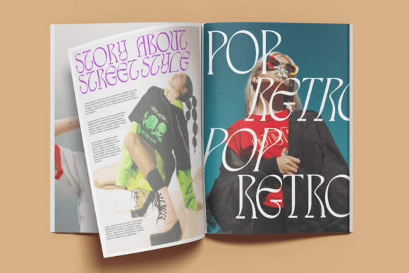 Hypne Pop Font PNG with transparent background - Preview 5