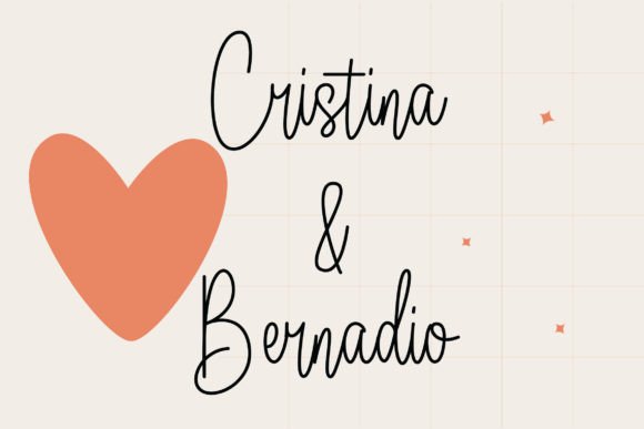 Lovely Kiandra Font PNG with transparent background - Preview 4