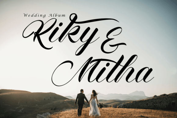Loving Night Font PNG with transparent background - Preview 1