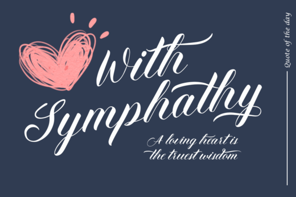 Loving Night Font PNG with transparent background - Preview 4
