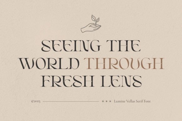 Lumine Vellas Font PNG with transparent background - Preview 1
