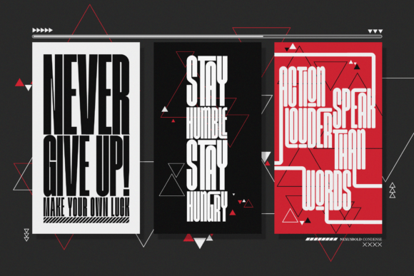 Nexusbold Font PNG with transparent background - Preview 6