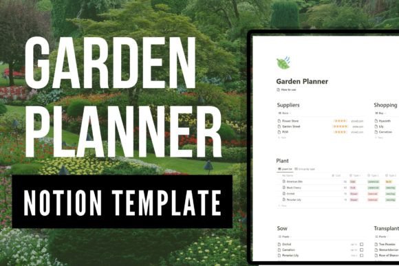 Notion Garden Planner