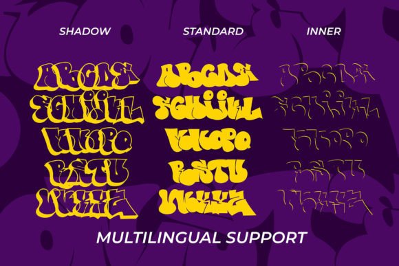 Roket Monster Font PNG with transparent background - Preview 1