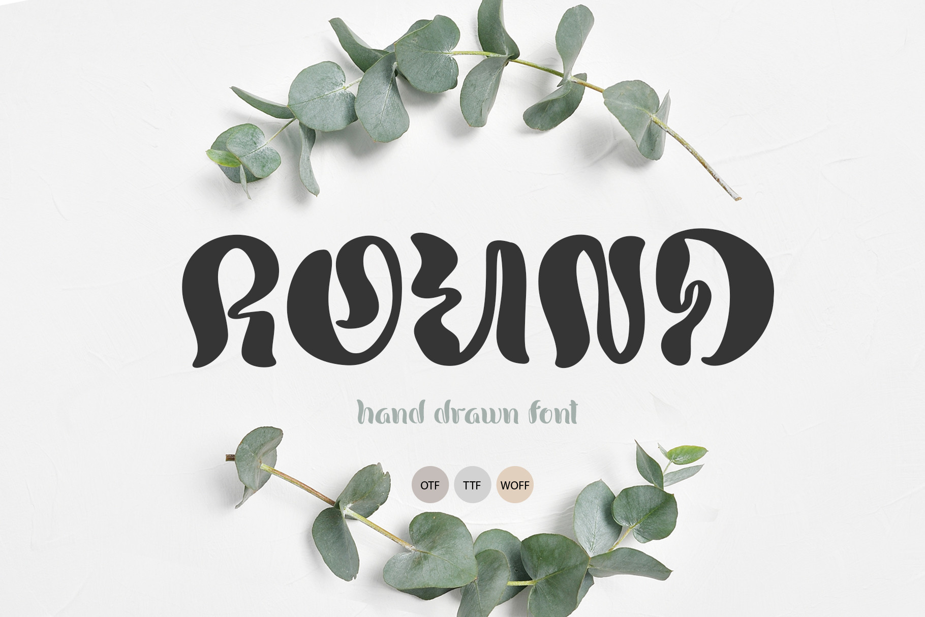 Round Font by Happy Letters · Creative Fabrica font preview
