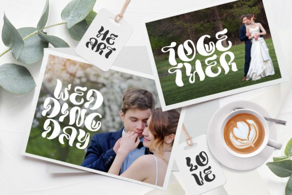Round  Font PNG with transparent background - Preview 3