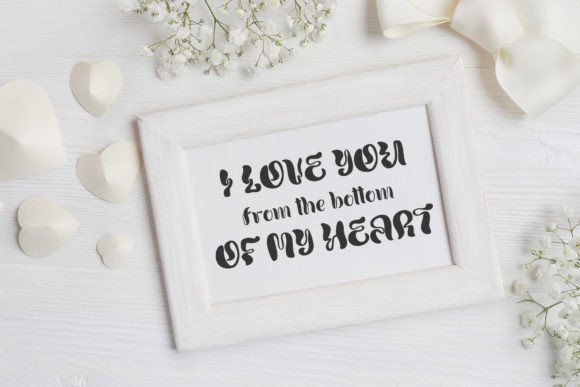 Round  Font PNG with transparent background - Preview 5