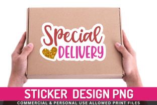 Special Delivery Sticker Graphic by Regulrcrative · Creative Fabrica