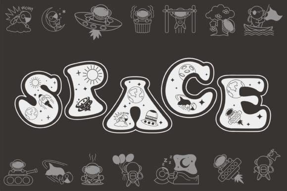 Astronaut Font - Preview 1