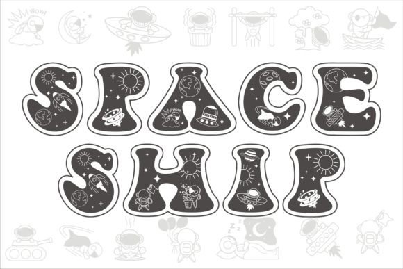 Astronaut Font - Preview 3