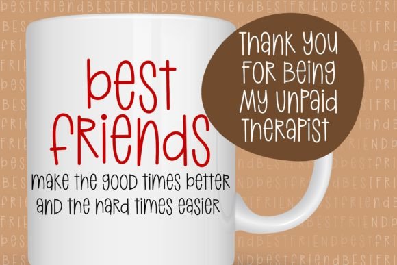 Best Friend Font - Preview 1