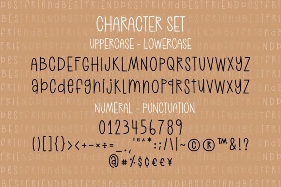 Best Friend Font - Preview 4