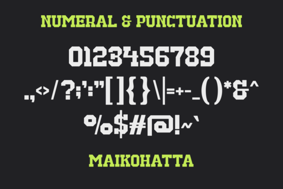 Borcer Sporty Font - Preview 3