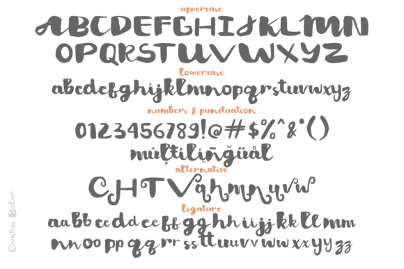 Caustin Bolar Font - Preview 1