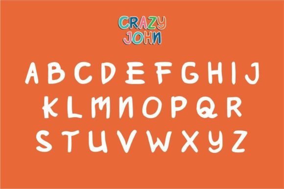 Crazy John Font - Preview 3