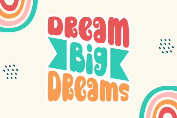 Curly Retro Font - Preview 1