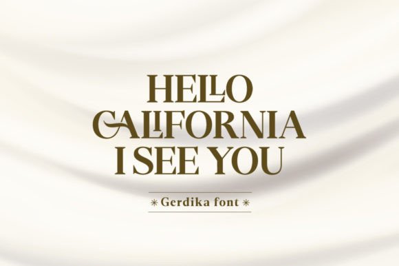 Gerdika Font - Preview 1