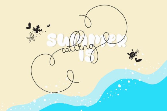 Girls Summer Font - Preview 6