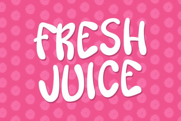 Juicy Sunday Font font preview - 1