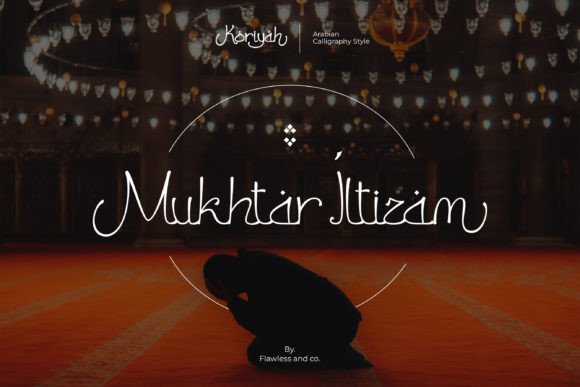 Koriyah Font PNG with transparent background - Preview 5