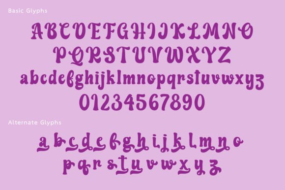 Love Bohemian Font PNG with transparent background - Preview 2