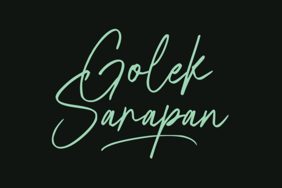 Melampah Font PNG with transparent background - Preview 2