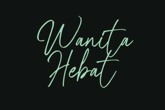 Melampah Font PNG with transparent background - Preview 3