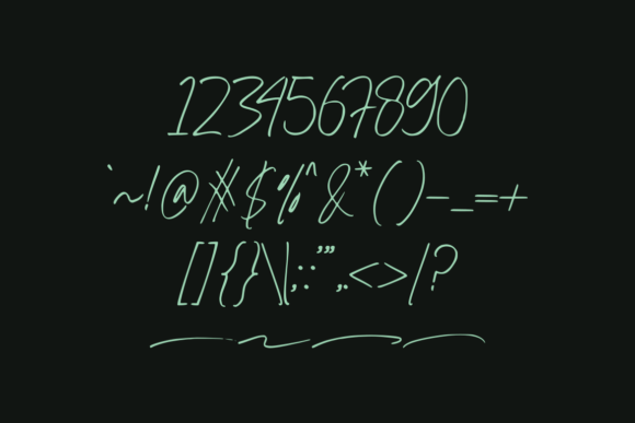 Melampah Font PNG with transparent background - Preview 5