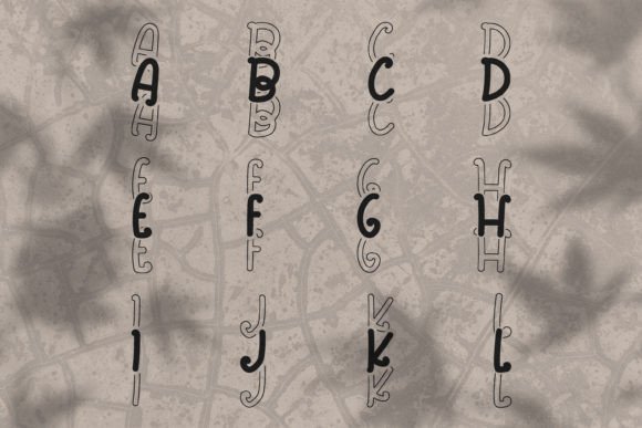 Mirrorverse Font PNG with transparent background - Preview 1