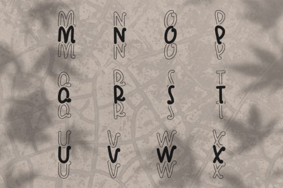 Mirrorverse Font PNG with transparent background - Preview 2